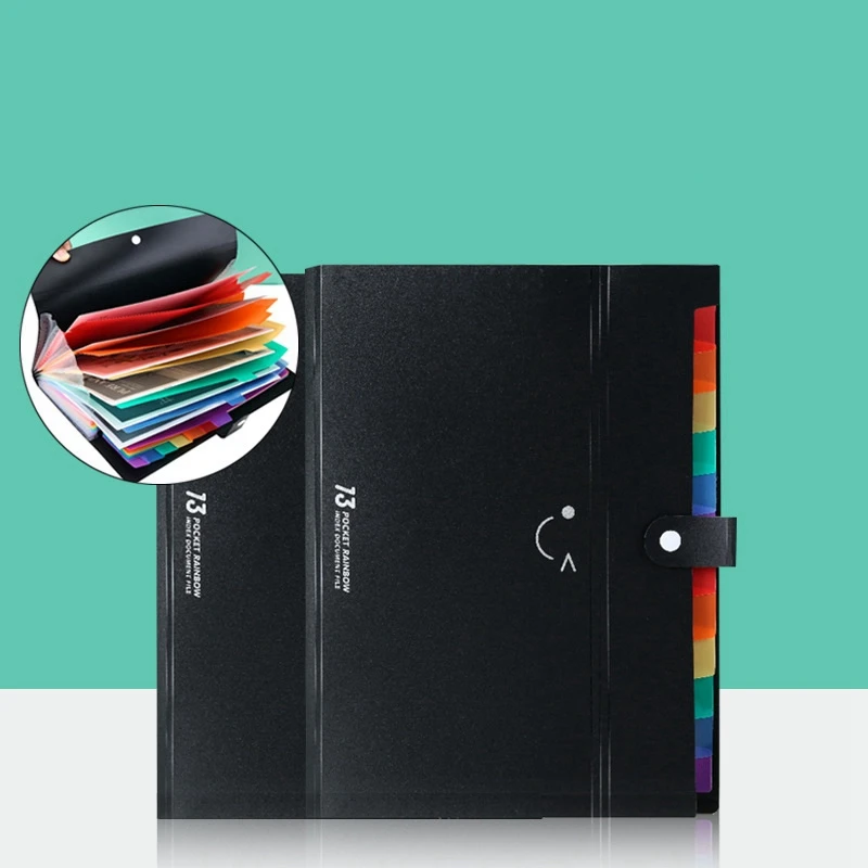 منظم مستندات الأكورديون الموسع ، مجلد ملفات بلاستيكي ، حجم الرسالة ، A4