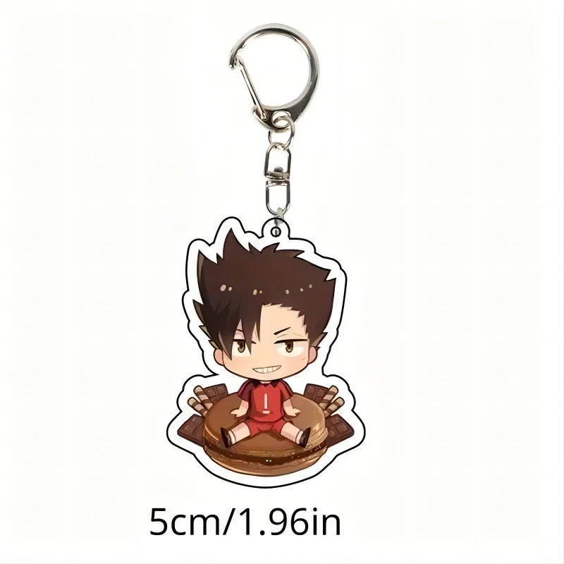 Customizable Anime Acrylic Keychain - Scratch-Resistant Protective Film, Sports Fans & School Bags