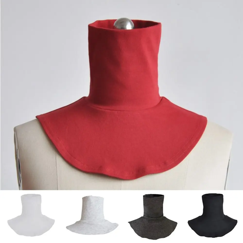 Half Top Fake High Collars Cotton Multicolor Turtleneck Fake Collar Detachable Apparel accessories Removable Neck Cover Unisex