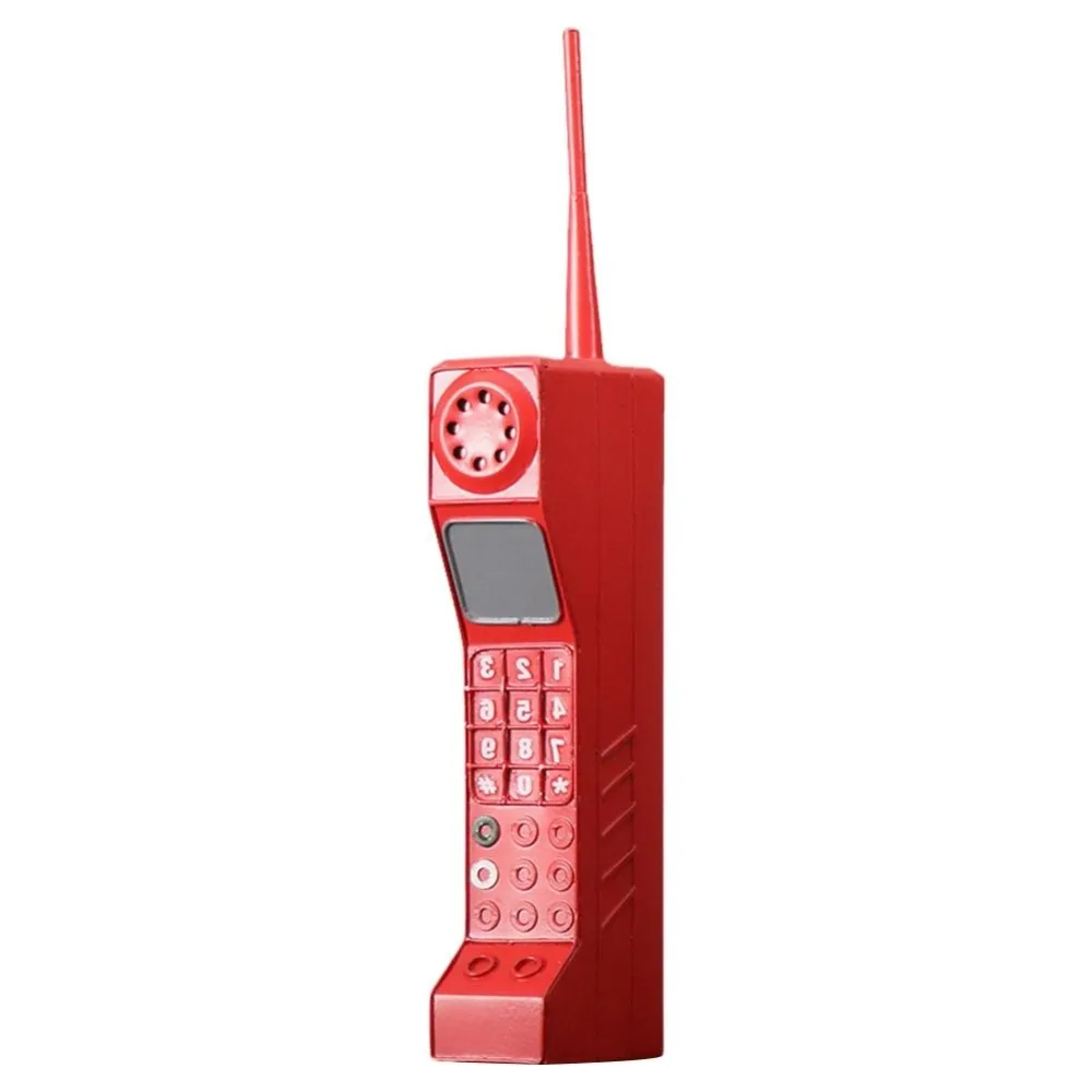 

Simulation Vintage Telephone Model Cellular Phone Iron Material Retro Phone Prop Hand Phone Special Design