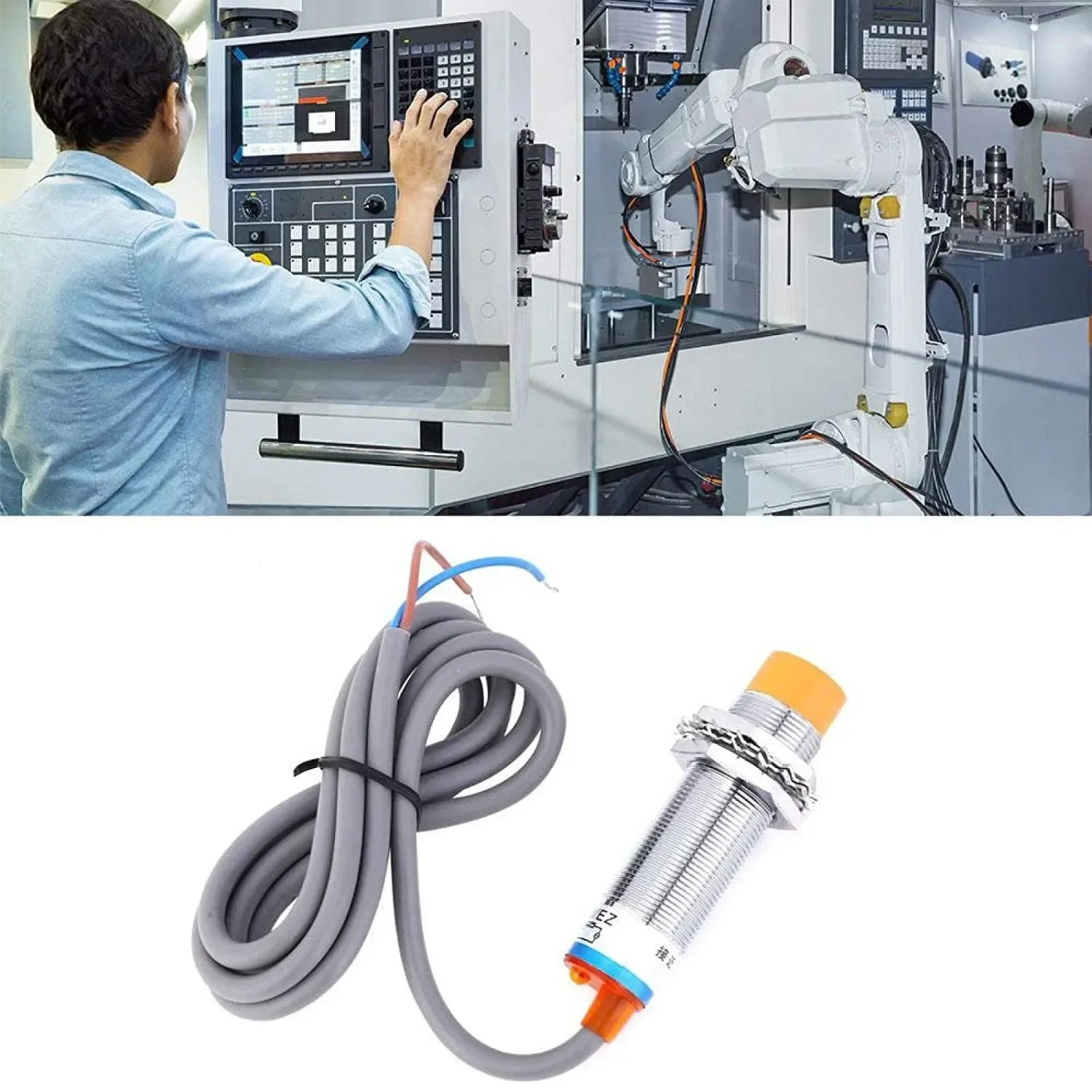 

Индуктивный бесконтактный переключатель с поглощением перенапряжения, 1 шт., 2-проводной, 400 мА, LJ18A3-8-J/EZ, магнитная металлическая механическая автоматизация