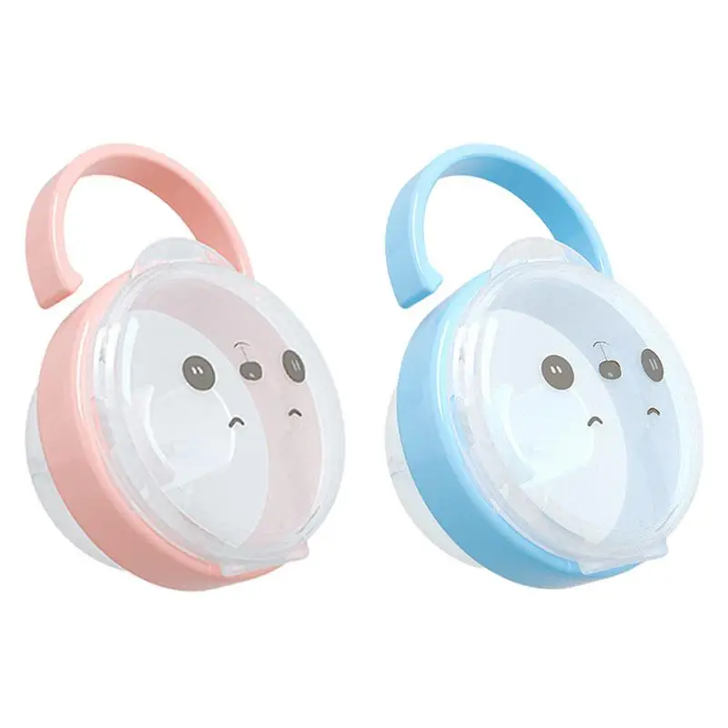 

Baby Pacifier Holder Portable New born Soother Container Case Food Grade Outdoor Travel Baby Nipple Storage Box