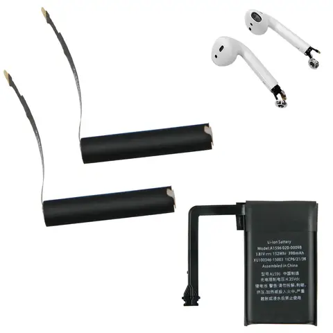 Replacement Battery For Airpods Pro Earphone 1 2 Generation 3 Generation 4 Generation Accu Charge Box Quality Batteries 25mAh