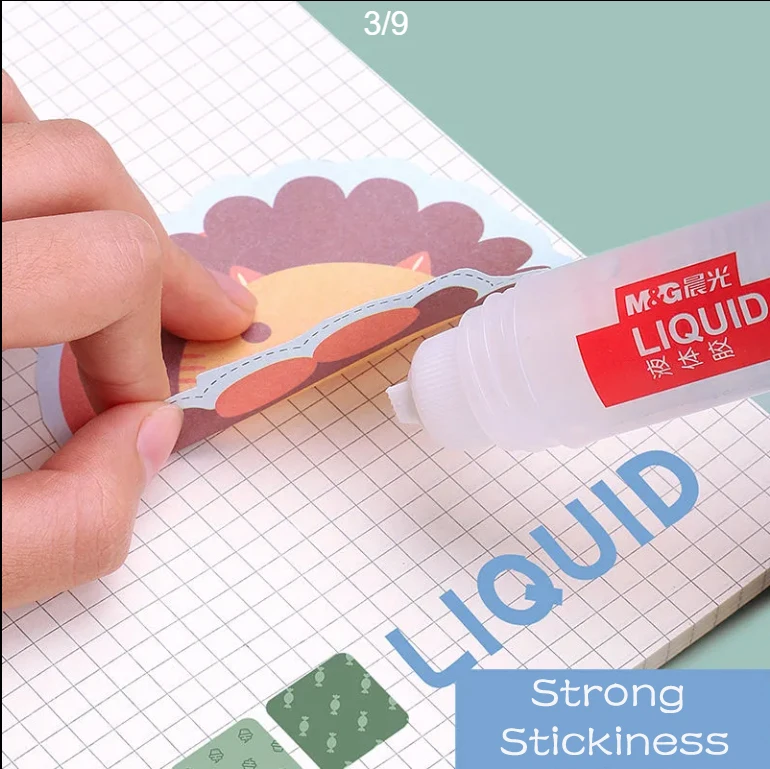 Clear Liquid Glue Quick Dry Glue Stick Students With High Viscosity Diy Handmade Sticky Cardboard Ticket Glue Odorless