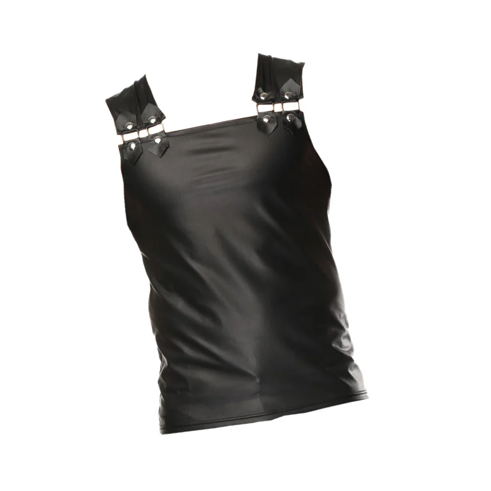 Costume de scène de Club pour hommes, chemise d'imitation, taille Xl, noir, Design slim, façonnage du corps, tenue de spectacle