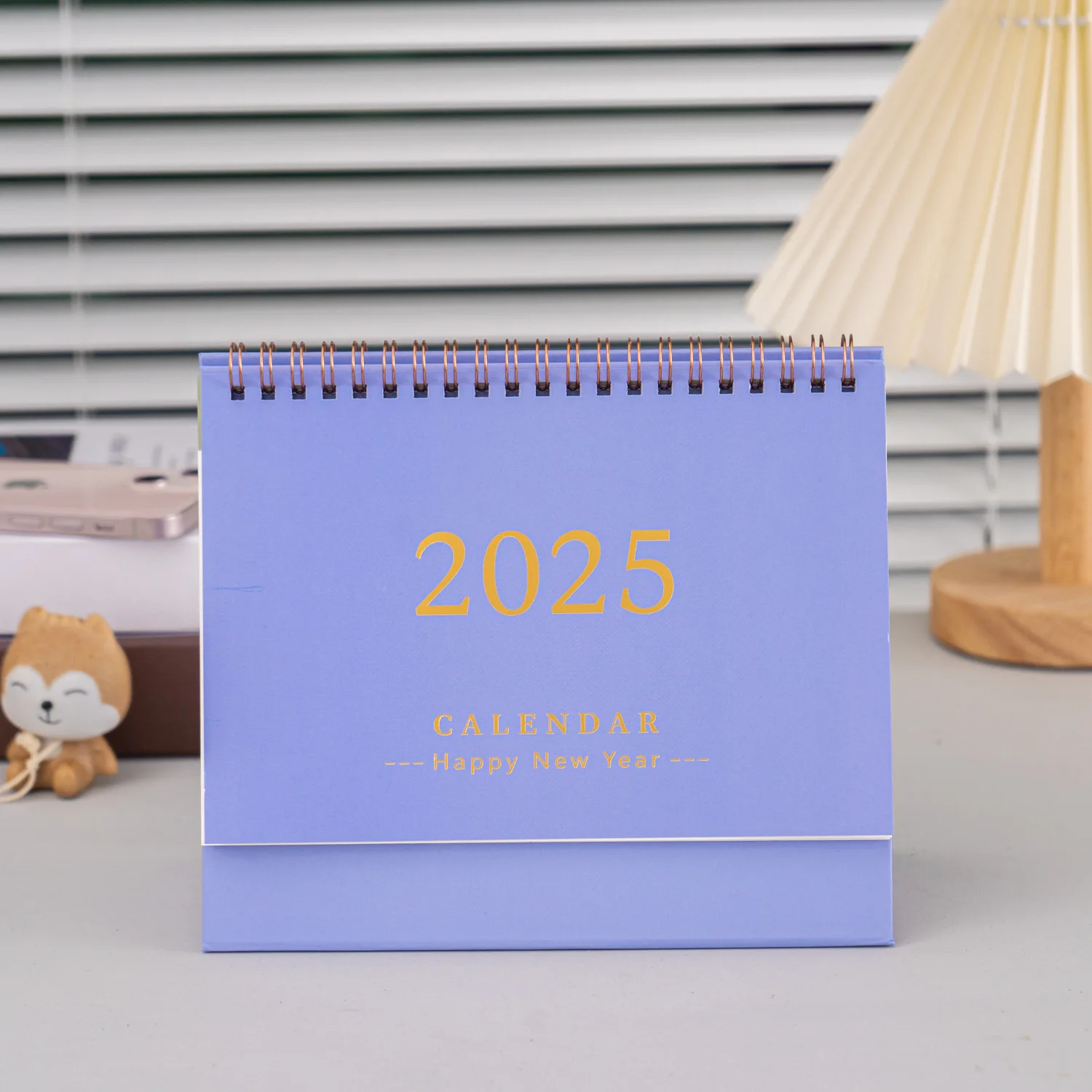 English Desk Calendar 2025 Fashion Simple Memo Book Monthly Calendar Office Desktop Decoration Calendar Free Notes Time Manager