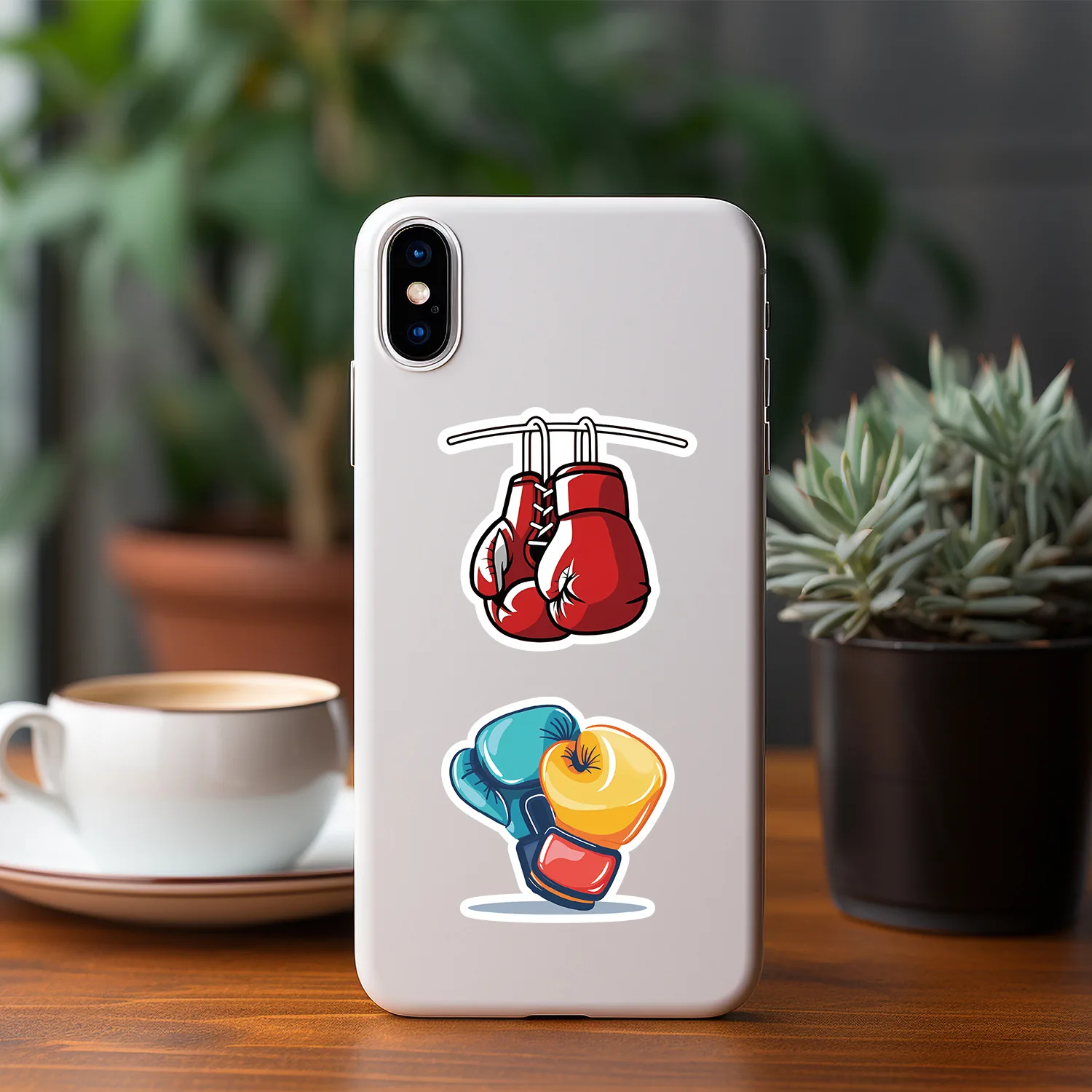 50 pçs esportes boxe dos desenhos animados adesivos personalizado legal criativo diy papelaria caixa copo de água scrapbook decalque à prova dwaterproof água brinquedo presente