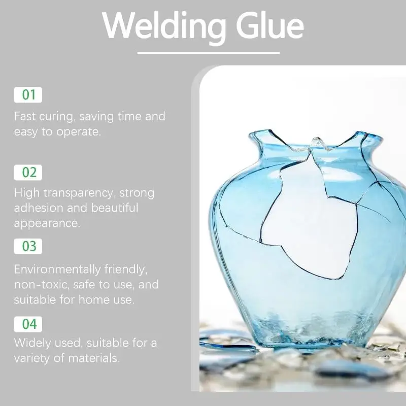 R6FF Quick Bonding Welding Glues Waterproof Adhesive for Metal Ceramics Repair