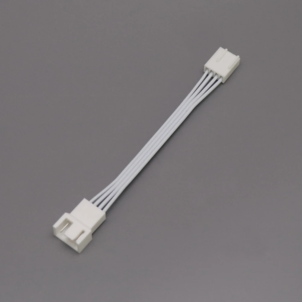 Angitu Full White 4Pin CPU Fan Male to Male/Female Extension Cable 10/20/30/45/60/100cm Standard CPU PWM Power Adapter 1pc