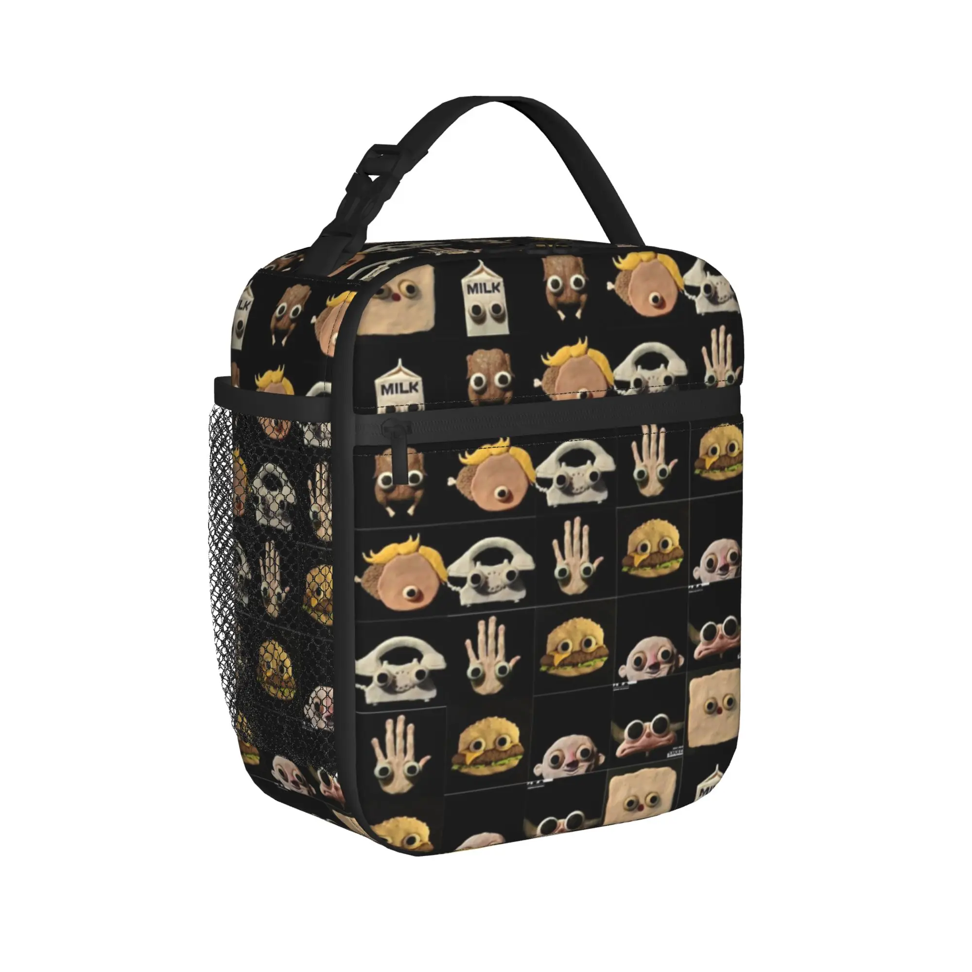 Jack Stauber Mix Insulated Lunch Bag for Men Women  Food Container Reusable Thermal Cooler Lunch Boxes For Picnic