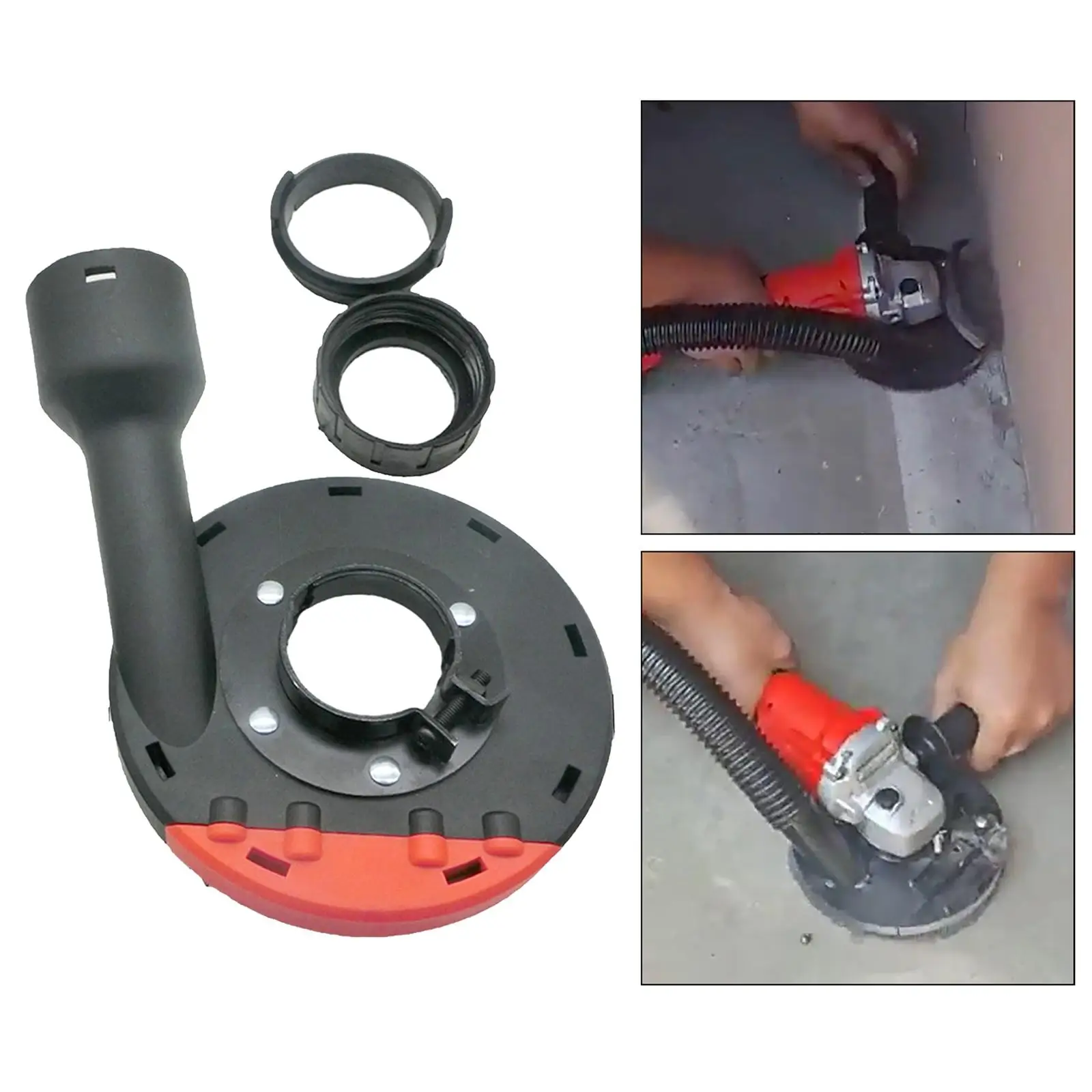 Dust Shroud Grinder Attachments 5.5 inch for Concrete Granite Angle Grinder