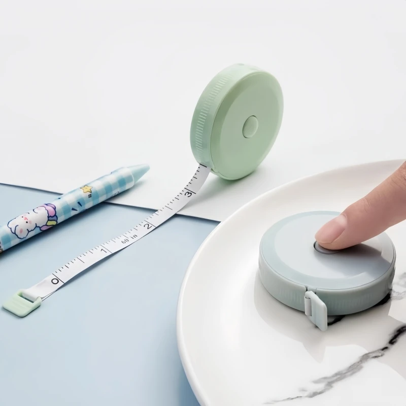 1 Stück 150cm Weiches Plastik-Maßband mit Doppelskala für Körper- und Näharbeiten, Flexibles Lineal für präzise Messungen, geeignet für DIY-Bastelarbeiten, Näharbeiten und Schneiderei. – Detail 7