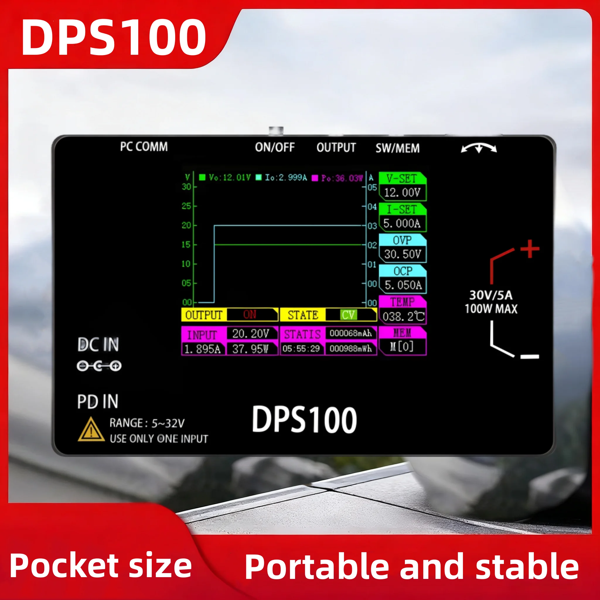 DPS100 Pocket Labor…
