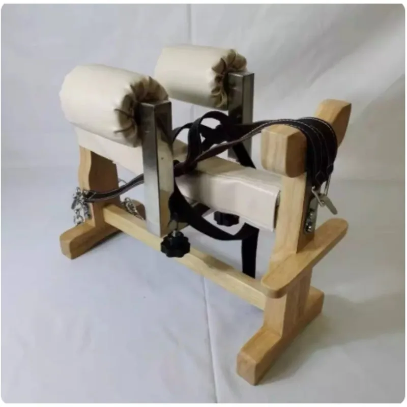 Solid Wood Pet Baoding Frame, Dog Acupuncture Restraint Table for Veterinary Physiotherapy