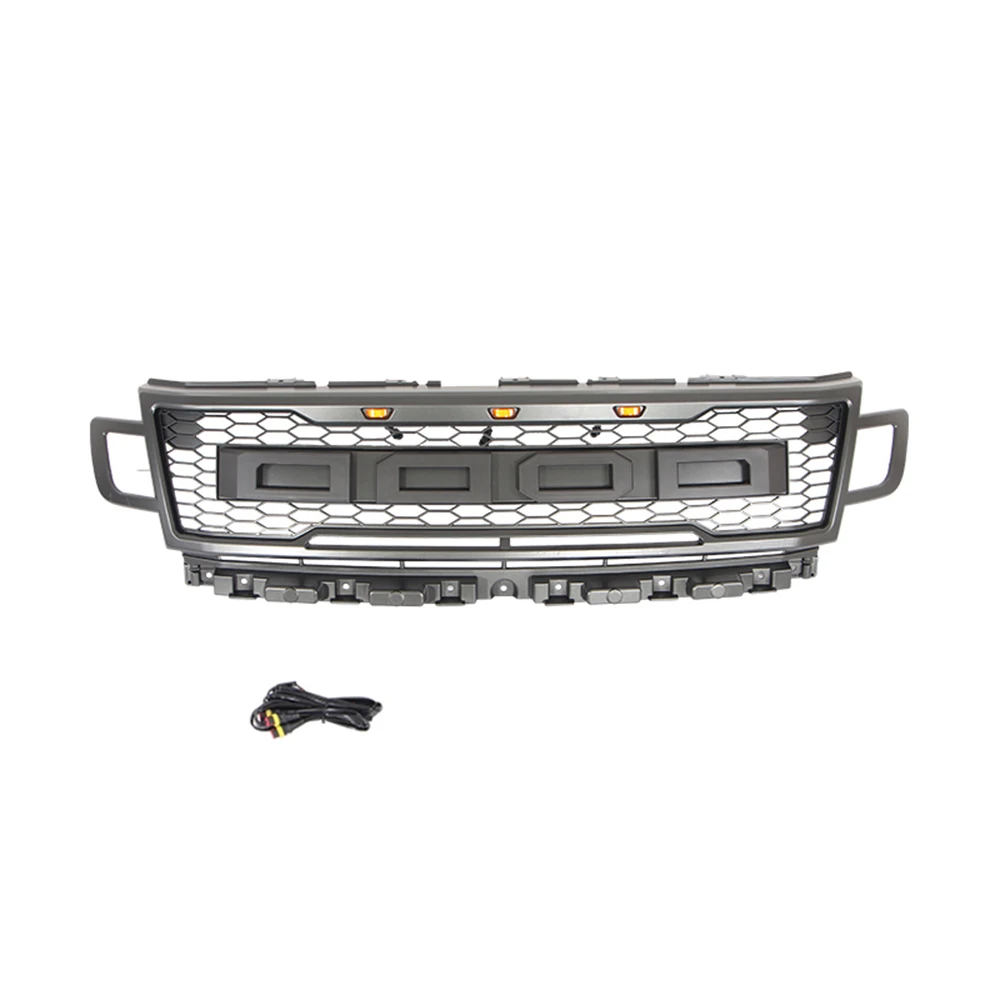 Radiator Grille Auto Parts Grills ABS With LED Lights Car Grills Sale Front Hood Bumper Grill For Ford Expedition 2018 2019 2020