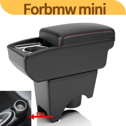 For MINI Cooper armrest box For Countryman R50 R52 R53 R56 R57 R58 R60 F55 F56 F57 F60 Car Armrest box Retrofit car accessories
