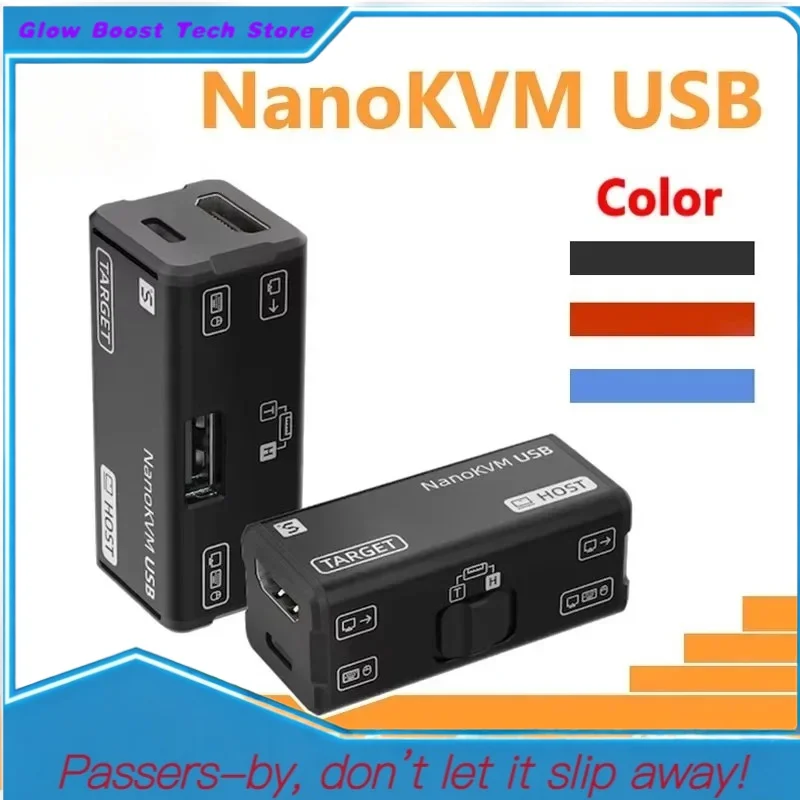 

Glow Sipeed - NanoKVM-Kit Option Finger-Sized 4K USB KVM Or Server/SBCs