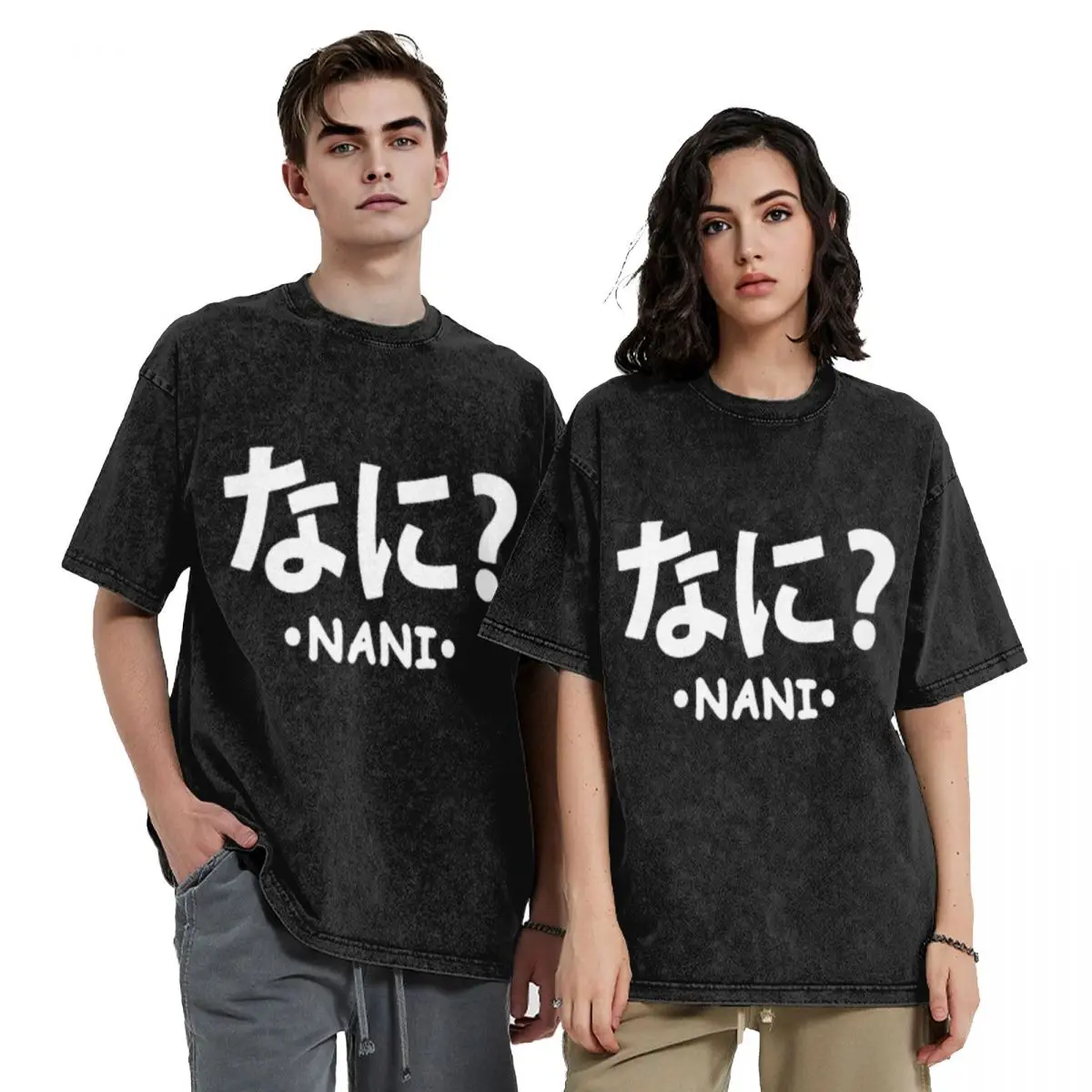 

NANI! Mask & T-shirt T-Shirt Anime t-shirt quick-drying anime oversized t shirt mens t shirts top quality