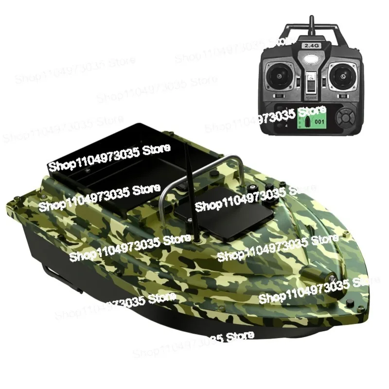 

5200mAh Flytec Fishing Bait Boat 500m Remote Control Bait Boat Dual Motor Fish Finder 1.5KG Loading with LED Light for Fishing