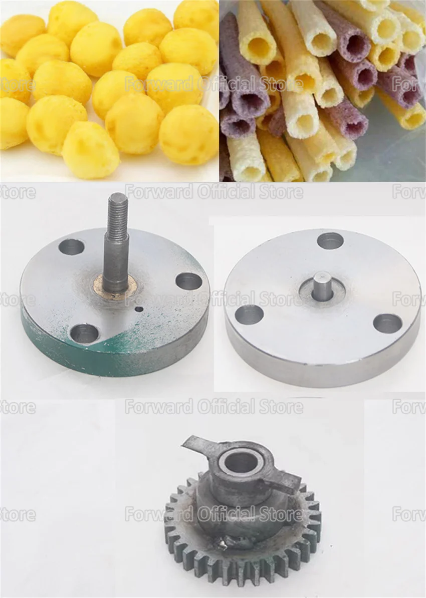 New Arrival Ball Shape Corn Snack Extruder Machine Rice Corn Cheese Ball Snack Puffed Machine Without Motor Frame