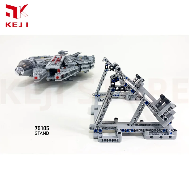 KEJI The Display Stand for Millennium Falcon 75257 75105 75192 MOC Building Blocks Bricks Star War Toys Accessories