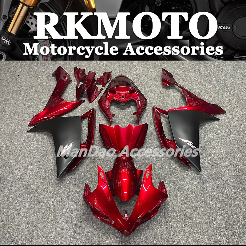 NEW ABS Motorcycle Injection mold full Fairing Kit fit For YZF R1 2007 2008 YFZ-R1 07 08 Bodywork Fairings kits set Black Red