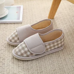 Women Diabetic Slippers Adjustable Closure Comfortable House Shoes Arthritis Edema Wide Slippers Comfy Cozy Shoes Closed Toed