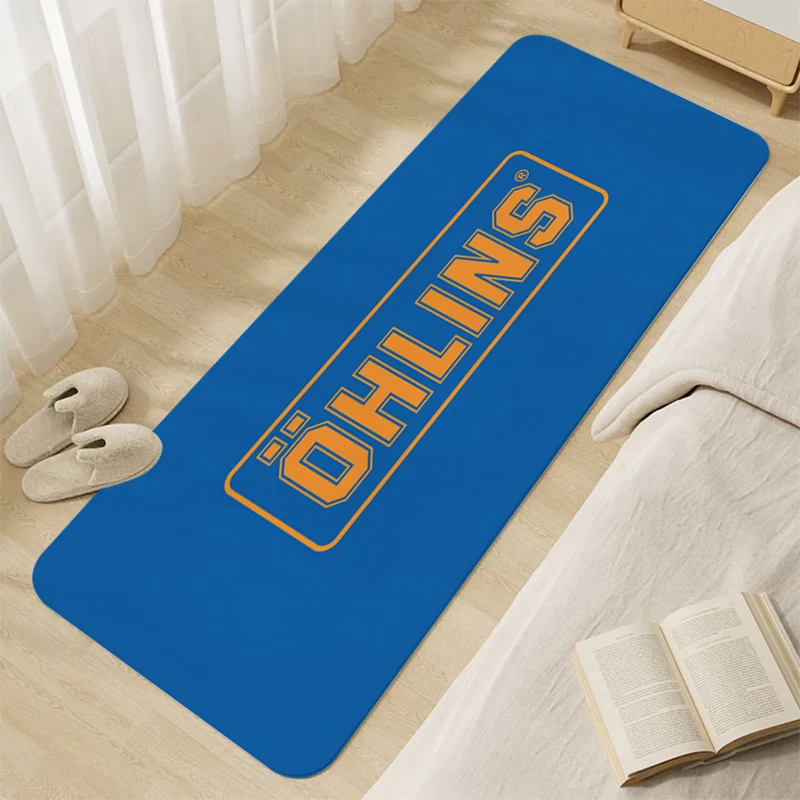 Bedroom Rug B-Ohlins Hallway Balcony Porch Foot Mat Non-slip Kitchen Room Floor Carpet Custom Doormat Entrance Door Home