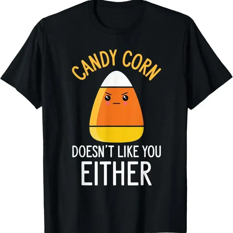Candy Corn Doesn_T Like You Either Funny Halloween Costume T Shirt