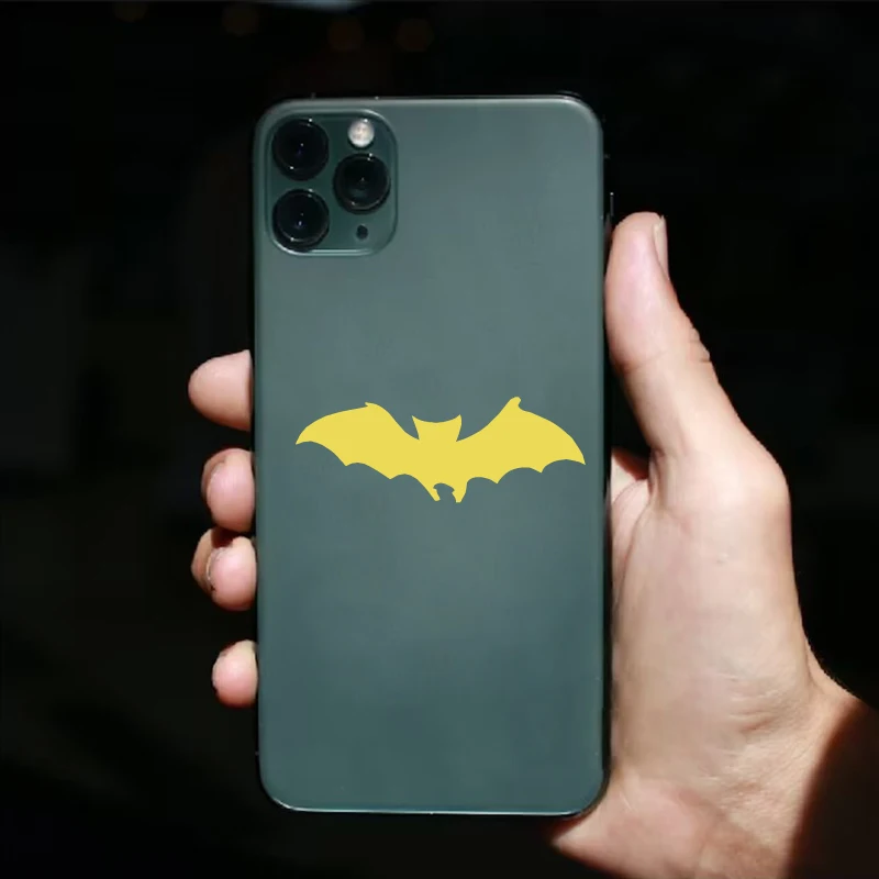 12pcs Bats Vinyl Wall Sticker Halloween Decorative Decals DIY Creative Stickers For Car Window, Laptop, Phone Decoration