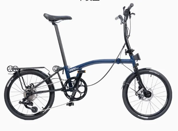 Disc Brake Fashion Vouwfiets 20 inch 9-versnellingen Opvouwbaar Hoogwaardig Molybdeen Staal Frame T9D-20D Drievoudig Opvouwbare Fiets