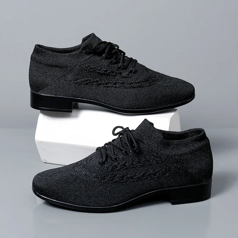 Scarpe da Ballo Latino per Uomo, Suola Morbida Traspirante, Scarpe da Tango, Ballo da Sala, Danza Moderna, Sneakers per Uomo Adulto