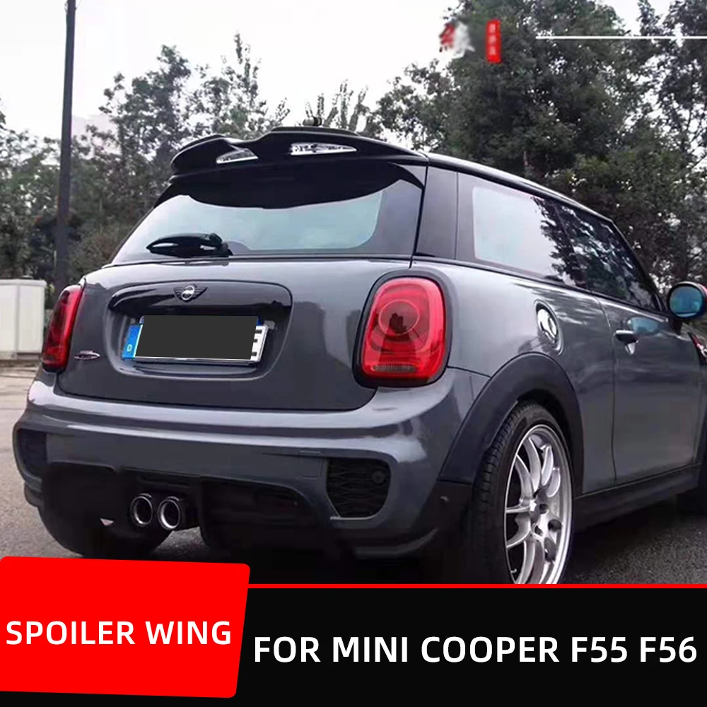 

Для BMW Mini Cooper F55 F56 2014 15 16 17 18 19 20 21 материал из углеродного волокна Задняя Крышка багажника автомобильный спойлер Крылья стильные аксессуары