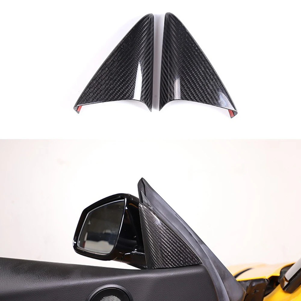 

Carbon Car Front Door Speaker Cover For Toyota Supra A90 2019-2022 Audio Trumpet Tweeter Cover Head Treble Horn Frame Decoration