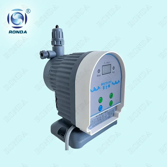 55USD BST مضخة الجرعات ذات الملف اللولبي الصغير المعتمد من مادة PVC للمواد الكيميائية والزيت والماء والأدوية وما إلى ذلك.