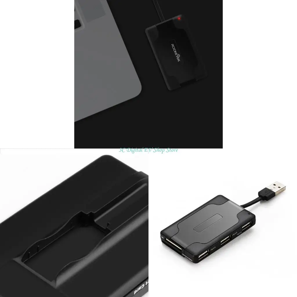 

E74D Rocketek CAC для устройства чтения смарт-карт, кредитная карта CAC, чип-карта IC банковская карта Rea