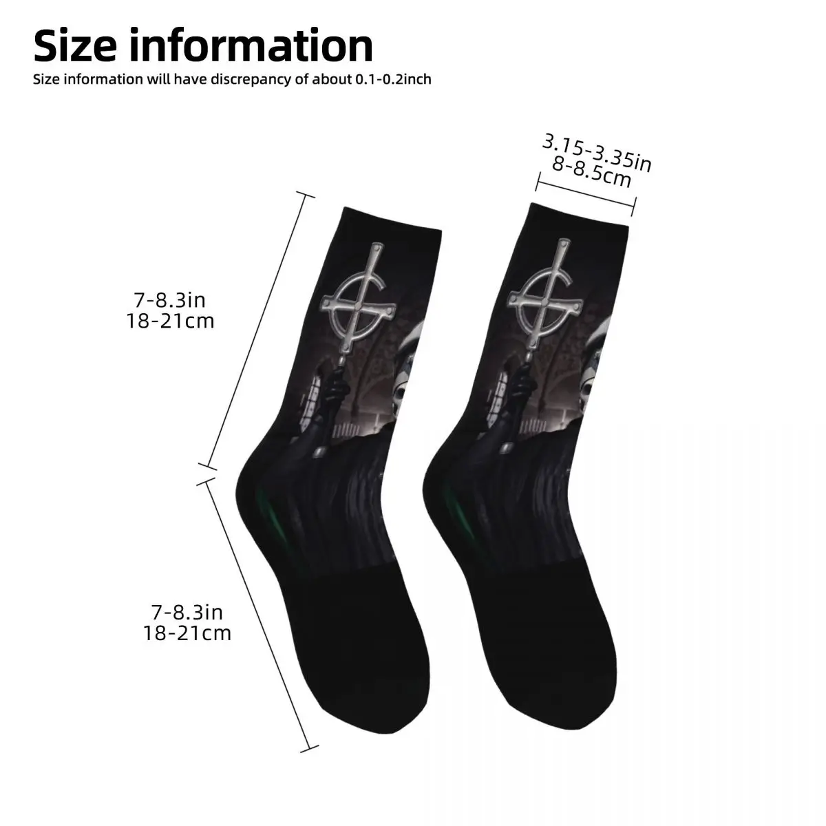 Rock Band Ghost BC Socks Harajuku High Quality Stockings All Season Long Socks Accessories for Unisex Birthday Present