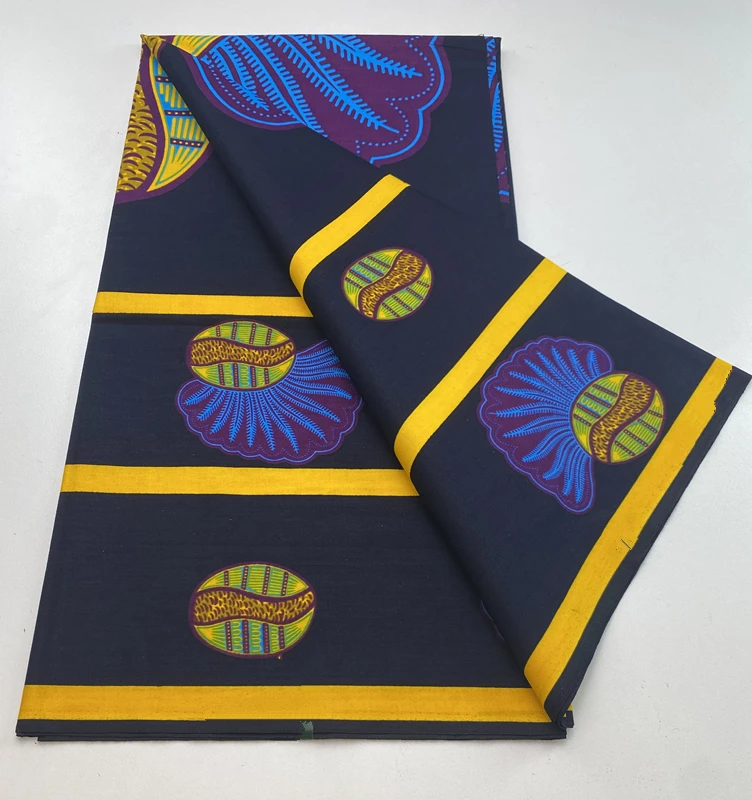

Veritable African Real Print Wax Fabric 100% Cotton Classic Soft Wax Pagne Green Wholesale Price Ankara Wax Fabric Guaranteed