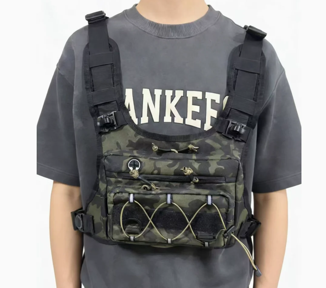 Bolsa Cruzada para Hombre, Impermeable, Táctica, para Senderismo, Viajes, Campismo