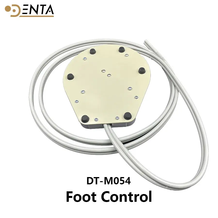 Unidade de laboratório pedal de controle de pé padrão de 2/4 furos com cabo de mangueira de tubo equipamento de cadeira de laboratório acessórios peças material