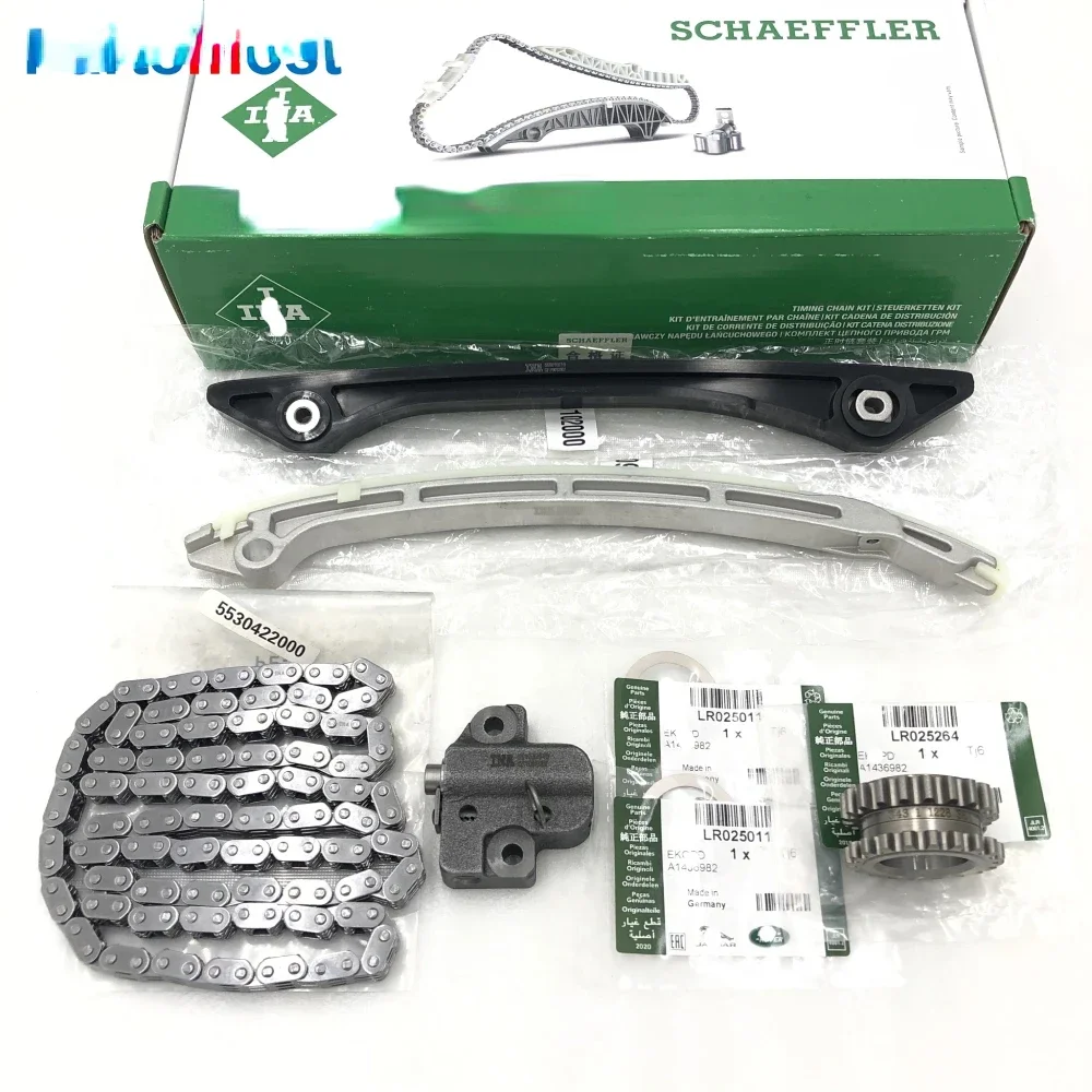 

2.0L 16V Timing Chain Guide arm Crankshaft Sprocket Tensioner for Land Rover LR2 Evoque RRS LR025000 025263 025632 025264 095137