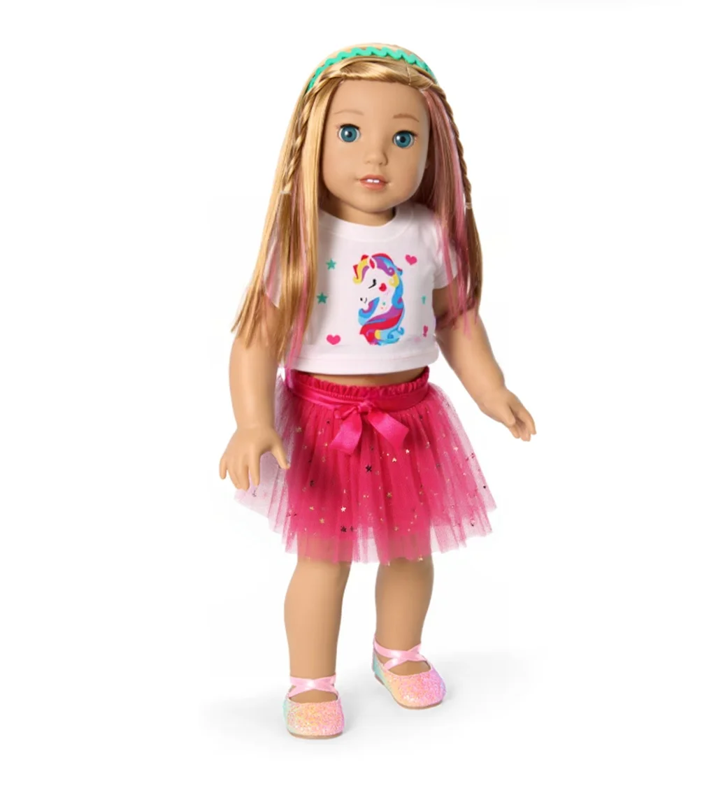 2 Pz/set vestito a fiori primaverili Per 43 Cm Born Baby Reborn Doll Vestiti Accessori 18 Pollici Doll Girls Toys Our Generation Nenuco
