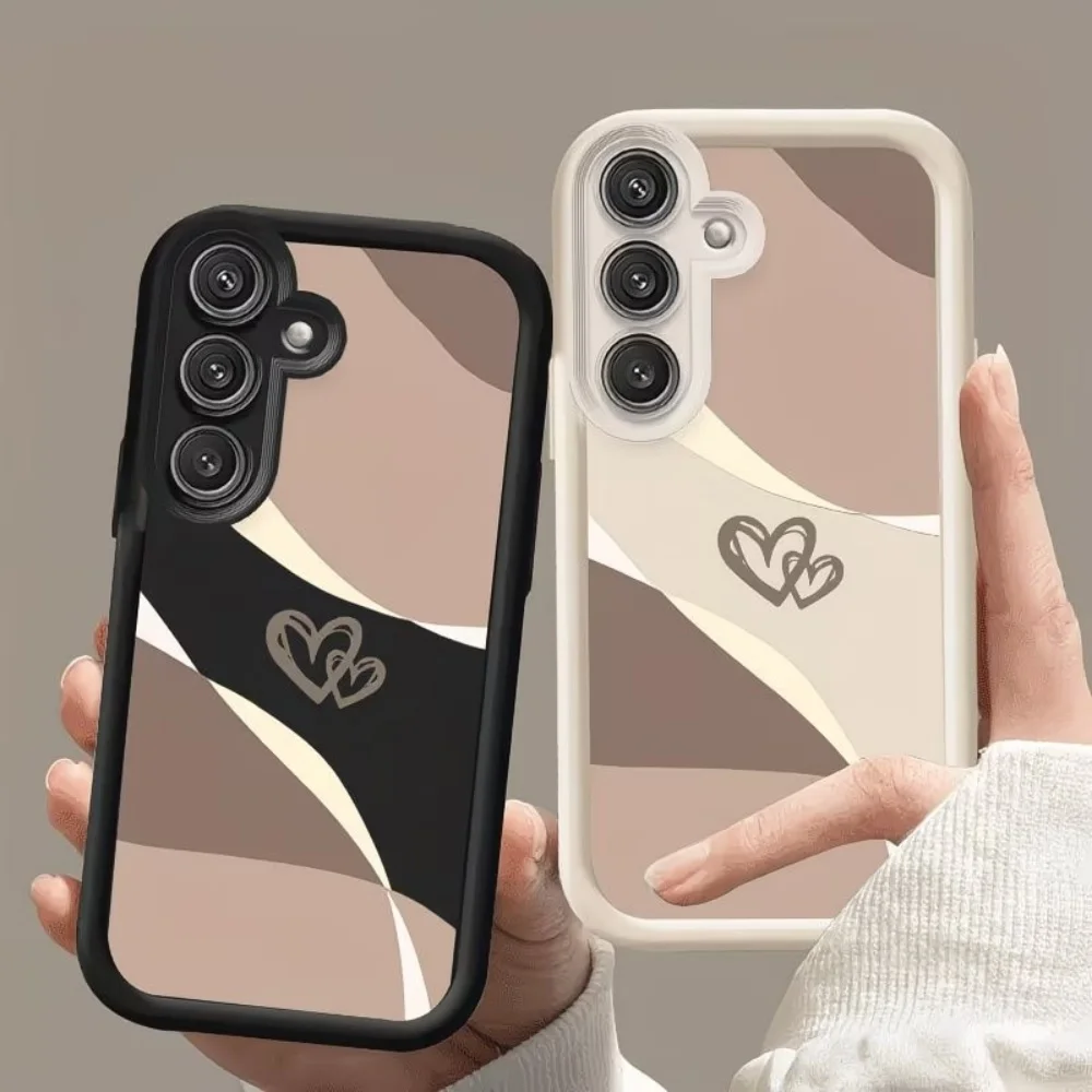 Nice Love Heart Shockproof Soft TPU Phone Case For Samsung Galaxy 26 S25 S24 S23 S22 S21 S20 Note 20 Ultra Plus FE 2022 5G Cover
