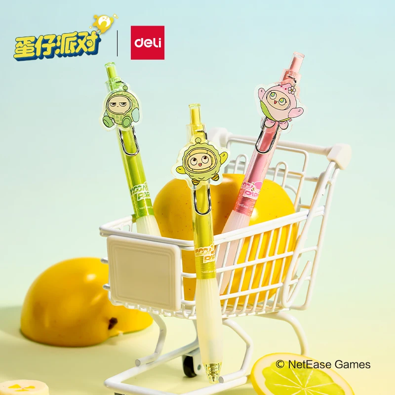 

Deli 3/6 шт. 0,5 мм ароматные черные чернила милая гелевая ручка канцелярские принадлежности подарок офисные принадлежности школьные принадлежности кавайные ручки ручка для подписи