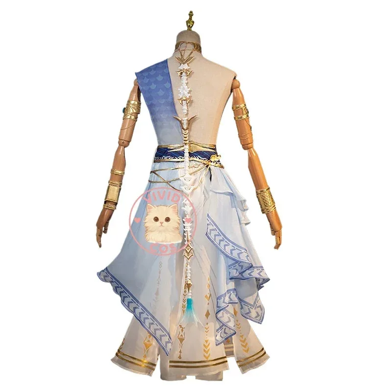 

ABC123 Game Love and Deep Space Cosplay Costume Anime Raphael RPG Poseidon of Lemuria High-Quality Uniform par3;f'6,c;7.y;