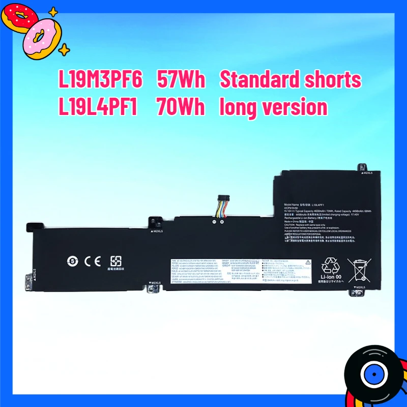 

L19M3PF6 Suitable for Lenovo L19C4PF1 L19L4PF1 L19M4PF1 15IIL05 Xiaoxin 15 2020 Battery