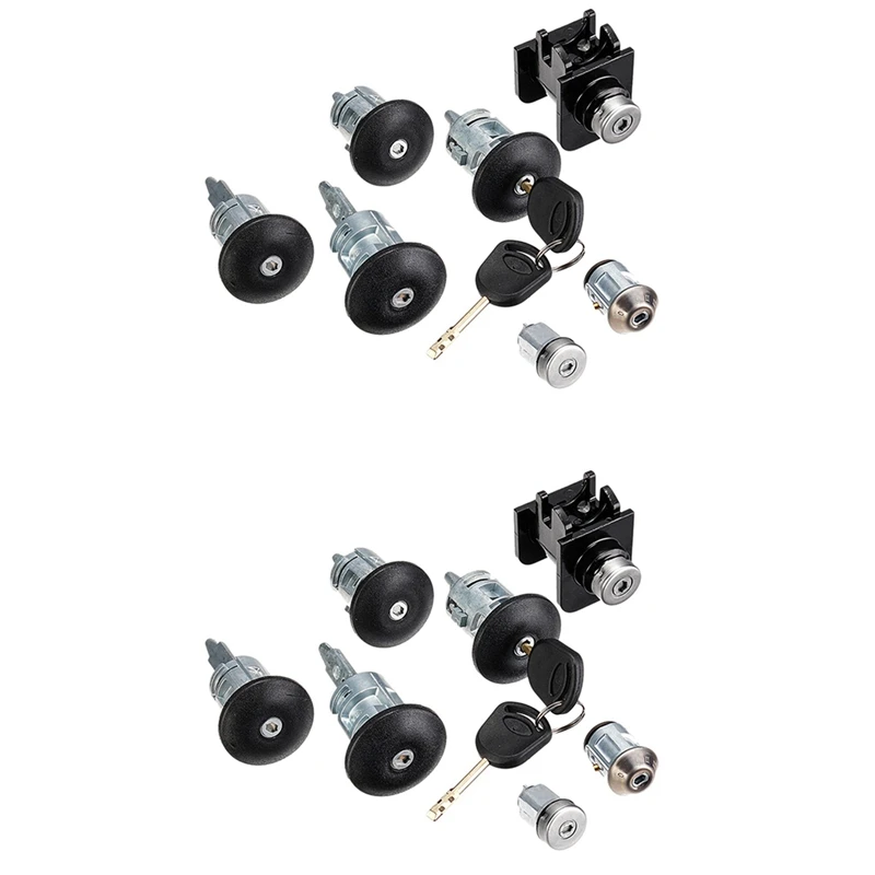 

14Pcs Car Barrel Door Locks Keys Set 4359018 1C1A-V22050-Ba For FORD TRANSIT Mk6 2000 2001 2002 2003-2006