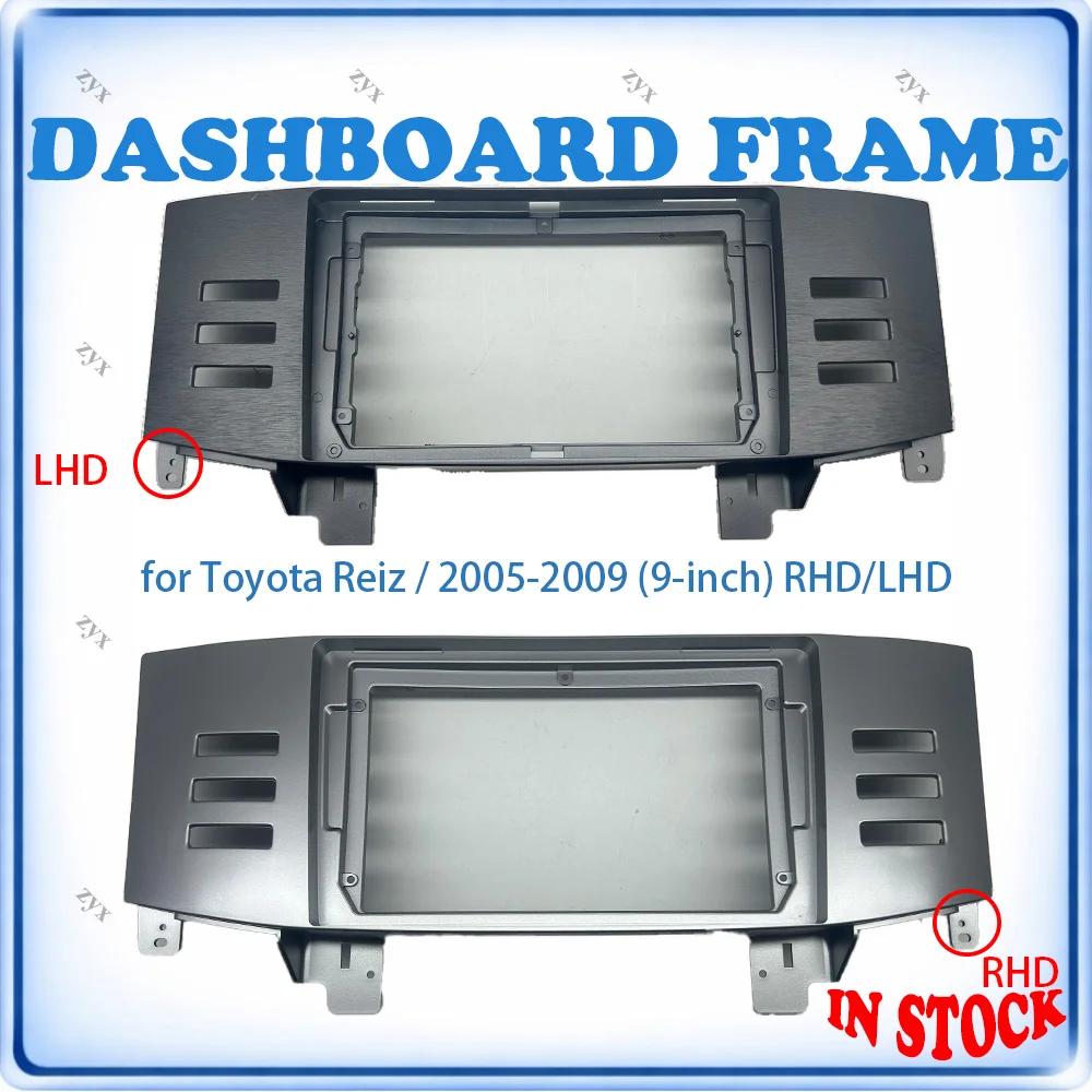 

Car Radio Fascia Frame For Toyota Mark X 2005-2009 9 inch LHD/RHD Stereo Wiring Harness Power Cable