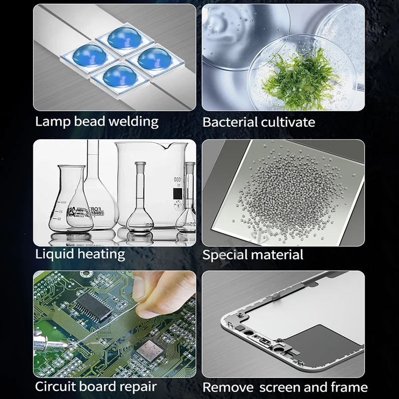 Imagem -04 - Inteligente Cnc Lâmpada do Grânulo Mecânico Ht10 Soldagem Cultivar Bacteriano Aquecimento Líquido Reparação de Placa de Circuito Remover a Tela e Moldura