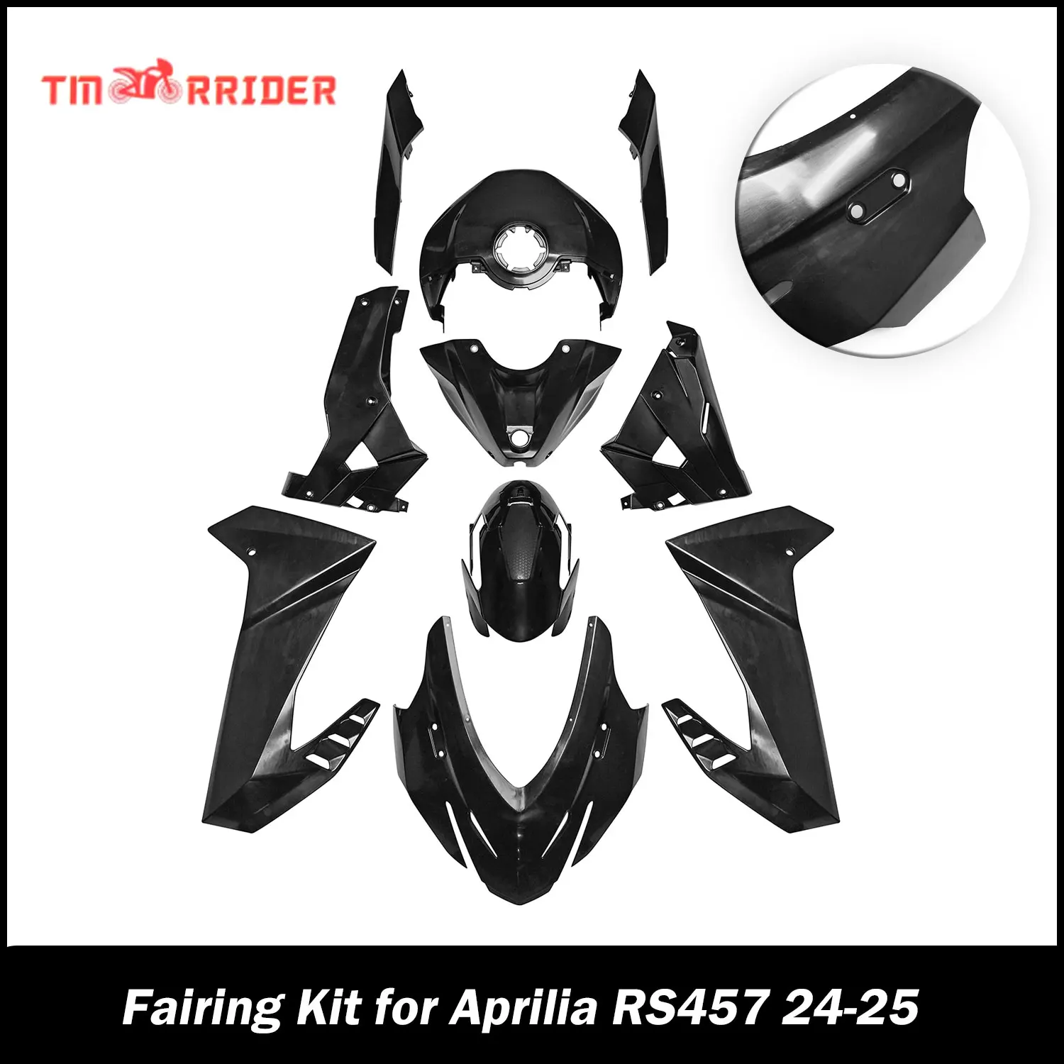

Motorcycle Complete Fairing Kit Body Cover Set for Aprilia RS457 2024 2025 Injection Panels Frame Covers accesorios de Moto